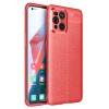 Coque silicone Oppo Find X3 / Find X3 Pro Litchi Rouge