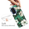 Coque silicone OnePlus 9 White flower Vert