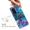 Coque silicone OnePlus 9 Never Stop Dreaming Bleu foncé