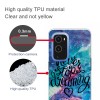 Coque silicone OnePlus 9 Never Stop Dreaming Bleu foncé