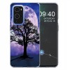 Coque silicone OnePlus 9 Pleine lune Violet