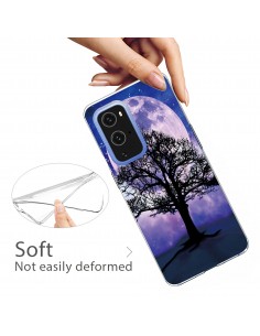 Coque silicone OnePlus 9 Pleine lune Violet 2