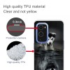 Coque silicone OnePlus 9 Loup Noir