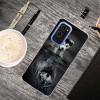 Coque silicone OnePlus 9 Loup Noir