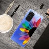 Coque silicone OnePlus 9 Colorful Flower Bleu