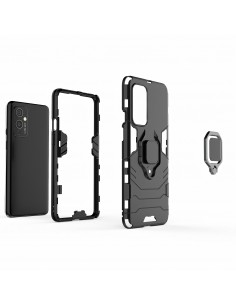 Coque antichoc OnePlus 9 Cool Guard Noir avec anneau