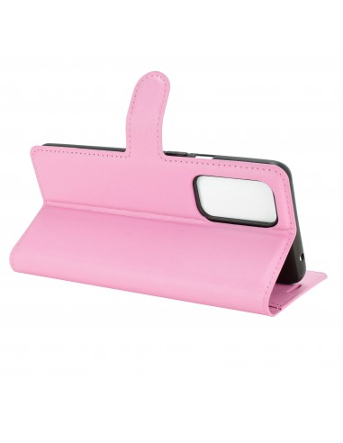 Etui portefeuille OnePlus 9 Litchi Rose