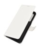 Etui portefeuille OnePlus 9 Litchi Blanc
