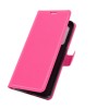 Etui portefeuille OnePlus 9 Litchi Fushia