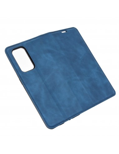 Etui portefeuille OnePlus 9 Business Soft touch Bleu