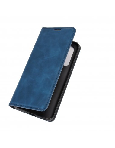 Etui portefeuille OnePlus 9 Business Soft touch Bleu