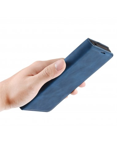 Etui portefeuille OnePlus 9 Business Soft touch Bleu