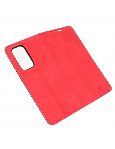 Etui portefeuille OnePlus 9 Business Soft touch Rouge
