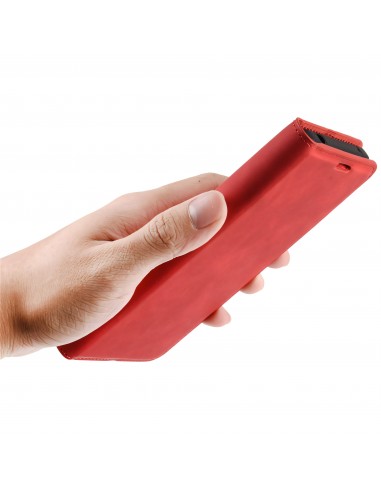 Etui portefeuille OnePlus 9 Business Soft touch Rouge