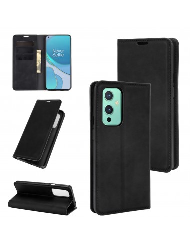 Etui portefeuille OnePlus 9 Business Soft touch Noir