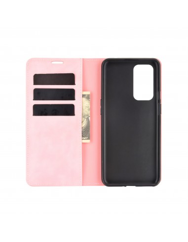 Etui portefeuille OnePlus 9 Business Soft touch Rose