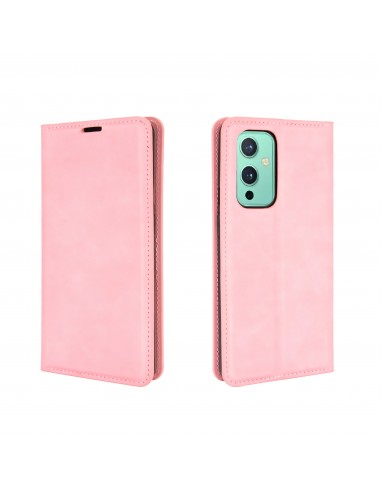 Etui portefeuille OnePlus 9 Business Soft touch Rose
