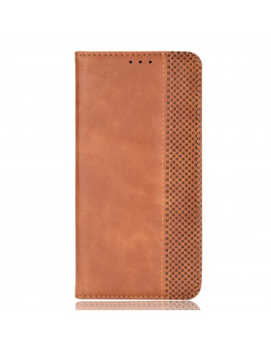 Etui portefeuille OnePlus 9 Pro Magnetic Vintage Marron