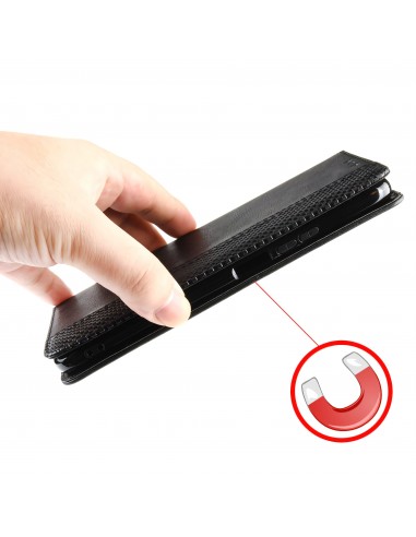 Etui portefeuille OnePlus 9 Pro Magnetic Vintage Noir