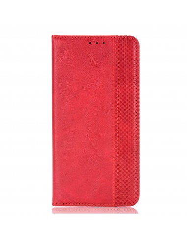 Etui portefeuille OnePlus 9 Pro Magnetic Vintage Rouge