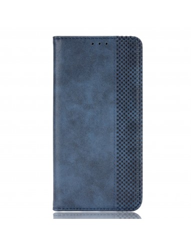 Etui portefeuille OnePlus 9 Pro Magnetic Vintage Bleu