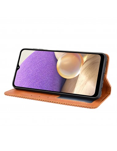 Etui portefeuille OnePlus 9 Magnetic Vintage Marron