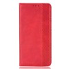 Etui portefeuille OnePlus 9 Magnetic Vintage Rouge