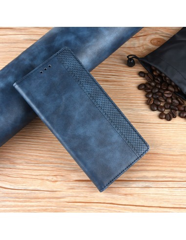 Etui portefeuille OnePlus 9 Magnetic Vintage Bleu