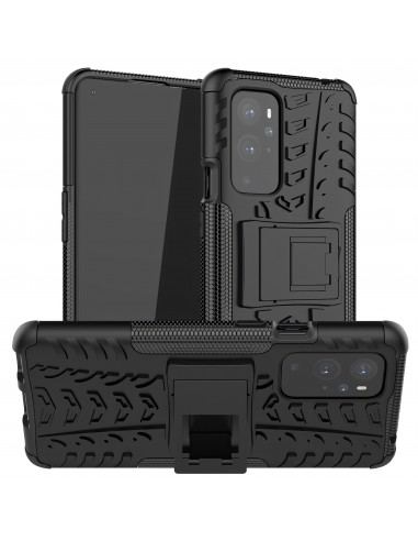 Coque antichoc OnePlus 9 Pro Hybride avec support Noir