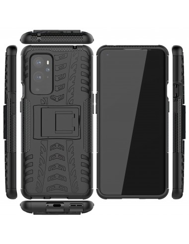 Coque antichoc OnePlus 9 Pro Hybride avec support Noir