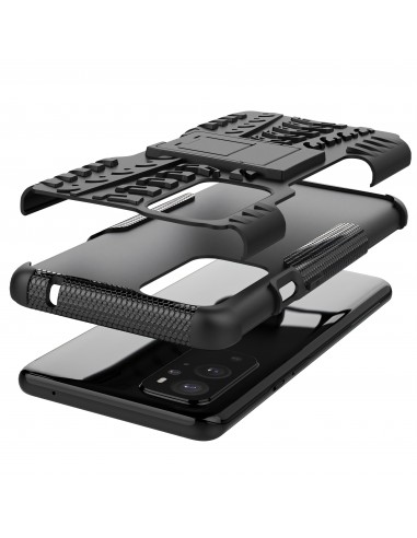 Coque antichoc OnePlus 9 Pro Hybride avec support Noir