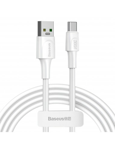 Câble Type C Flash Charge - 2 mètres - BASEUS Blanc
