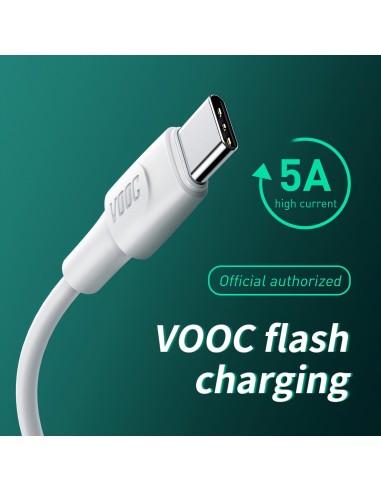 Câble Type C Flash Charge - 2 mètres - BASEUS Blanc