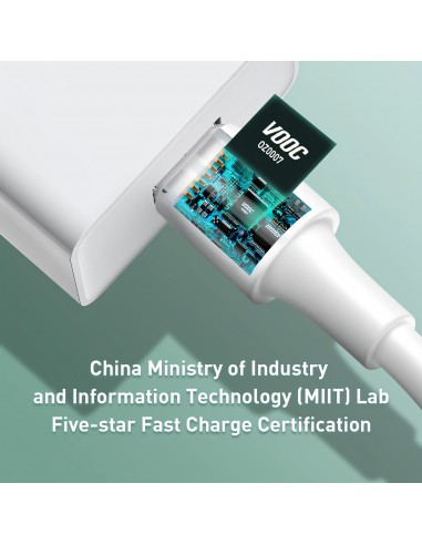 Câble Type C Flash Charge - 2 mètres - BASEUS Blanc