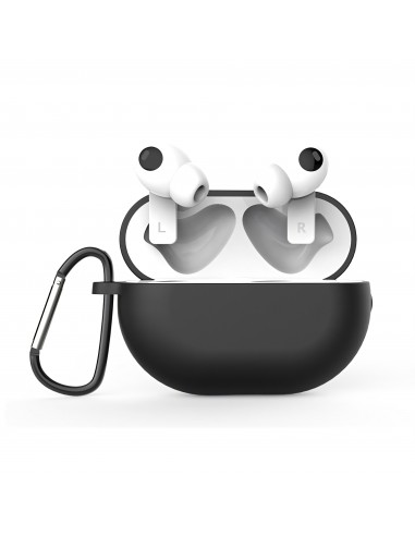 Coque silicone Freebuds Pro avec mousqueton Noir