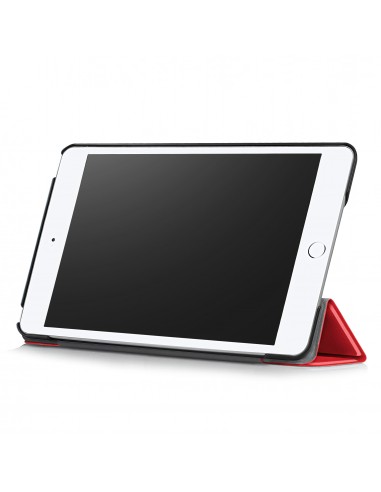 Etui iPad mini 2019 et iPad mini 4 - Pliable en 3 Rouge