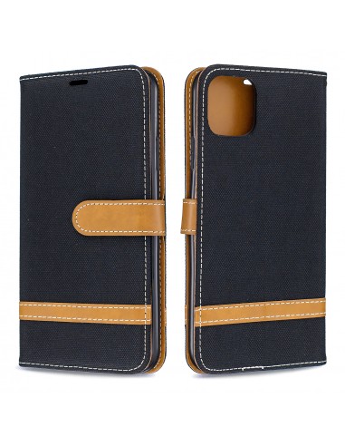 Etui iPhone 11 Pro Max - Style Jeans Noir