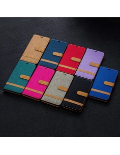 Etui iPhone 11 Pro Max - Style Jeans Noir