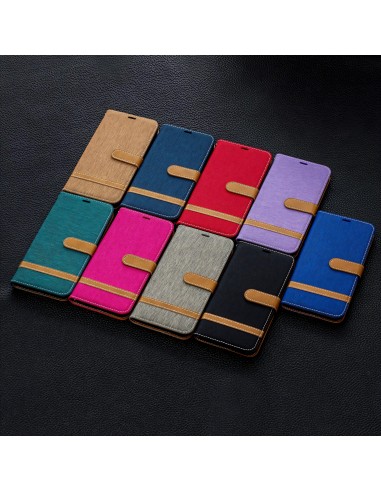 Etui iPhone 11 Pro Max - Style Jeans Noir