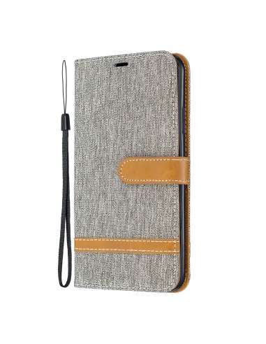 Etui iPhone 11 Pro Max - Style Jeans Gris