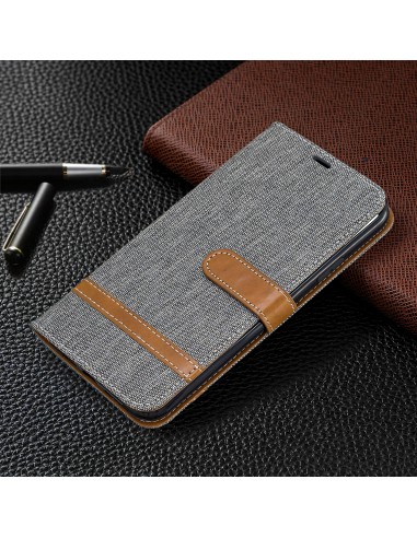Etui iPhone 11 Pro Max - Style Jeans Gris