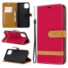 Etui iPhone 11 Pro Max - Style Jeans Rouge