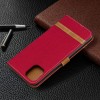 Etui iPhone 11 Pro Max - Style Jeans Rouge