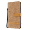 Etui iPhone 11 Pro Max - Style Jeans Marron