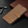 Etui iPhone 11 Pro Max - Style Jeans Marron