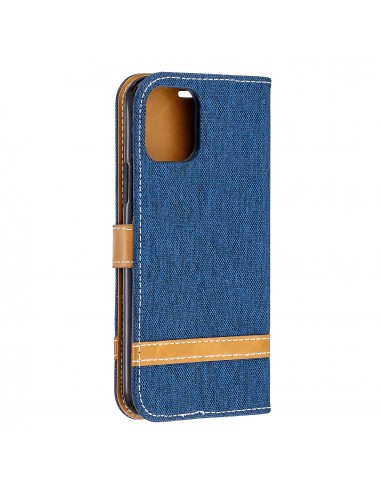 Etui iPhone 11 Pro - Style Jeans Bleu foncé