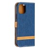 Etui iPhone 11 Pro - Style Jeans Bleu foncé