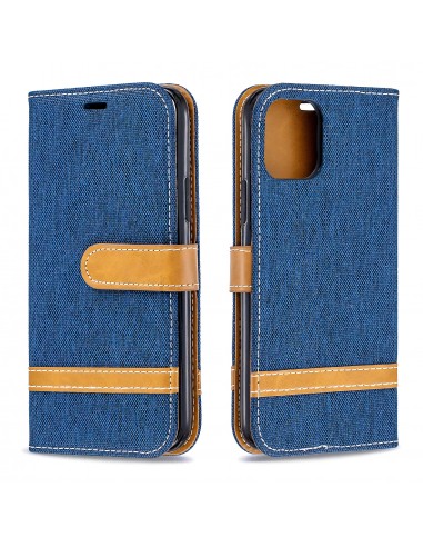 Etui iPhone 11 Pro - Style Jeans Bleu foncé