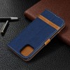 Etui iPhone 11 Pro - Style Jeans Bleu foncé
