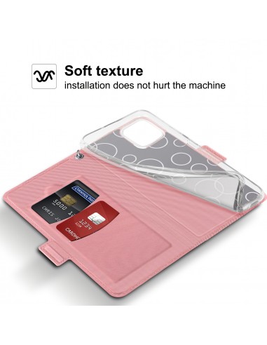 Etui design iPhone 11 avec rangements cartes Rose